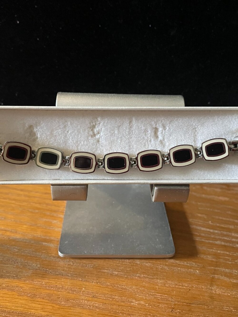 New Nikken Stainless Steel & Enamel Bracelet - Retired Piece - 2012